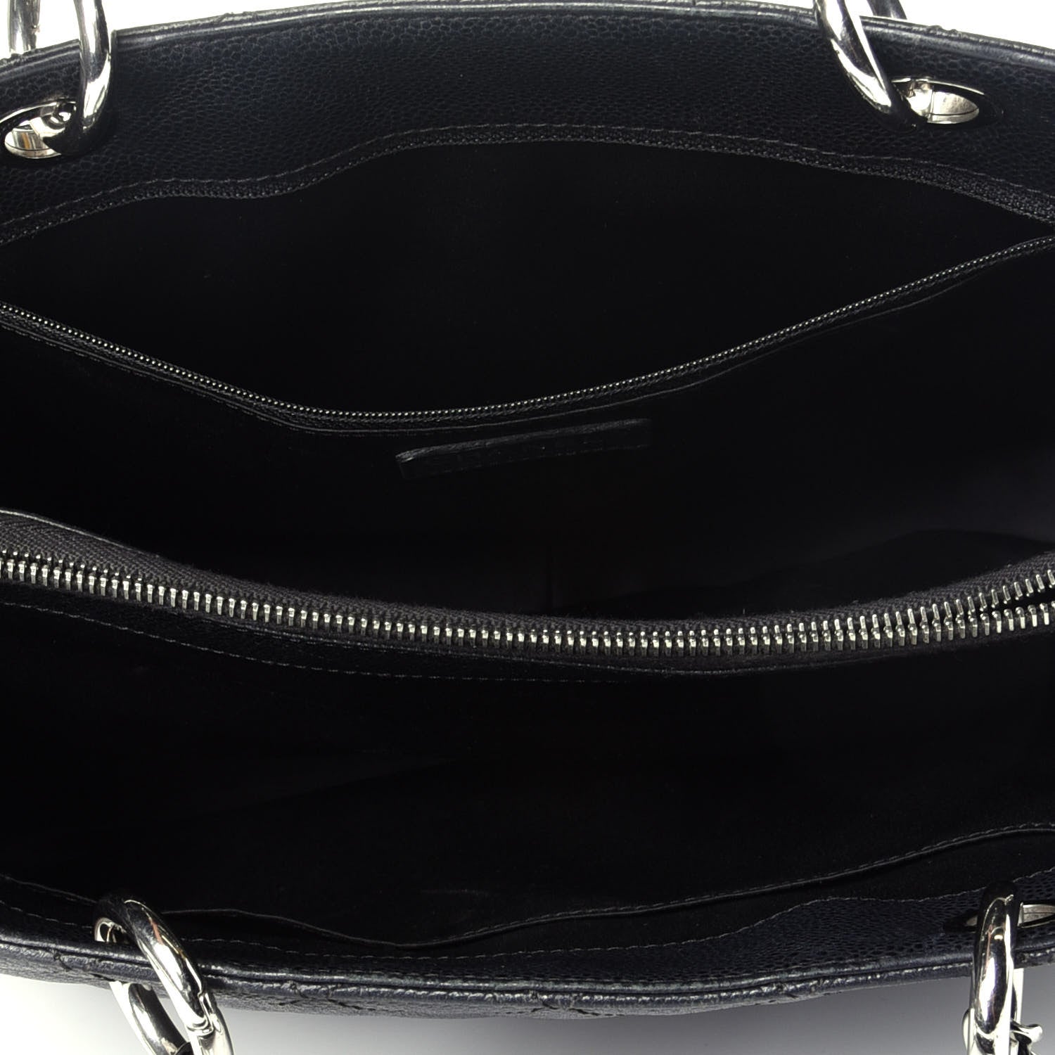 Chanel Caviar Quilted Grand Shopping Tote GST Black 5 of 9