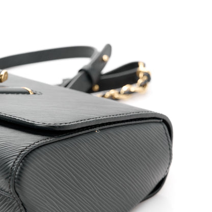 Louis Vuitton Epi Twist Shoulder Bag MM Matte Black Gold 12 of 12