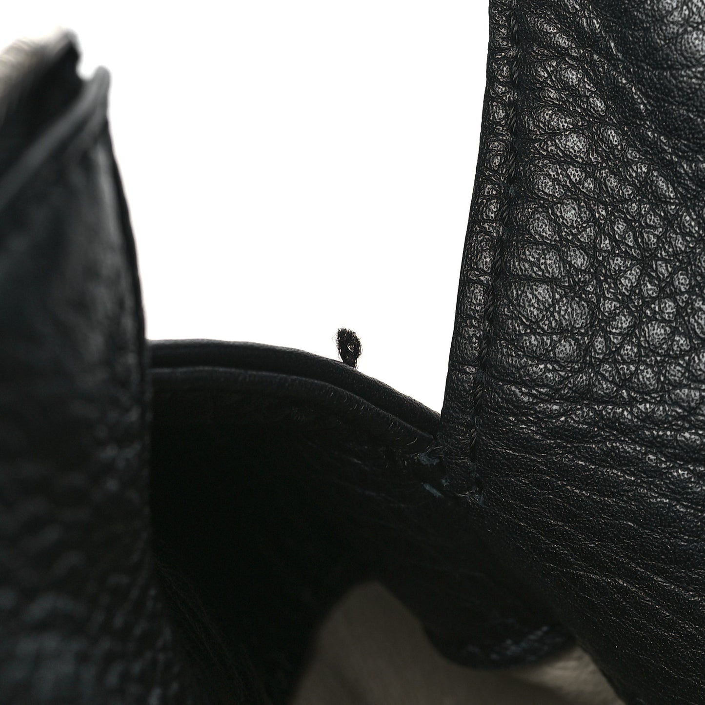 Pebbled Sport Calfskin Studded Elena Black