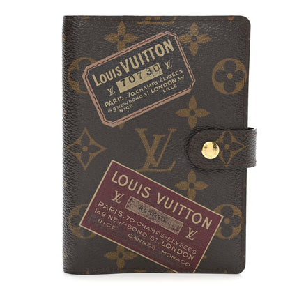 Louis Vuitton Monogram Labels Small Ring Agenda Cover 1 of 10