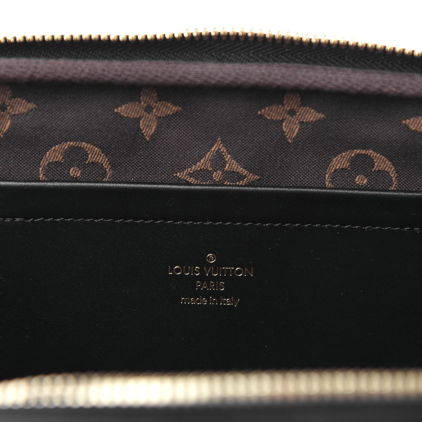 Calfskin Monogram Embossed Utility Crossbody Black