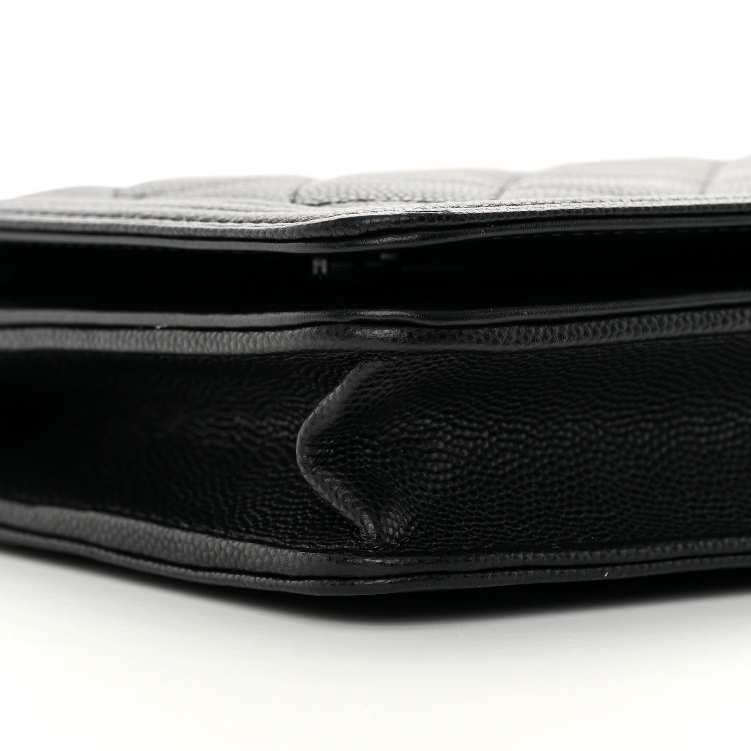 Chanel Caviar Quilted Boy Wallet On Chain WOC Black 10 of 13