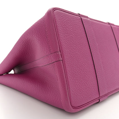 Hermes Vache Country Garden Party MM 36 Rose Pourpre 8 of 11