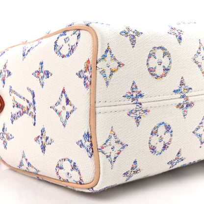 Louis Vuitton Monogram Jacquard Fabric Speedy Bandouliere 20 Multicolor Beige 8 of 9