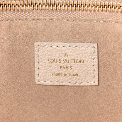 Louis Vuitton Empreinte Monogram Spring In The City Neverfull MM Kaki Beige Cream 7 of 9