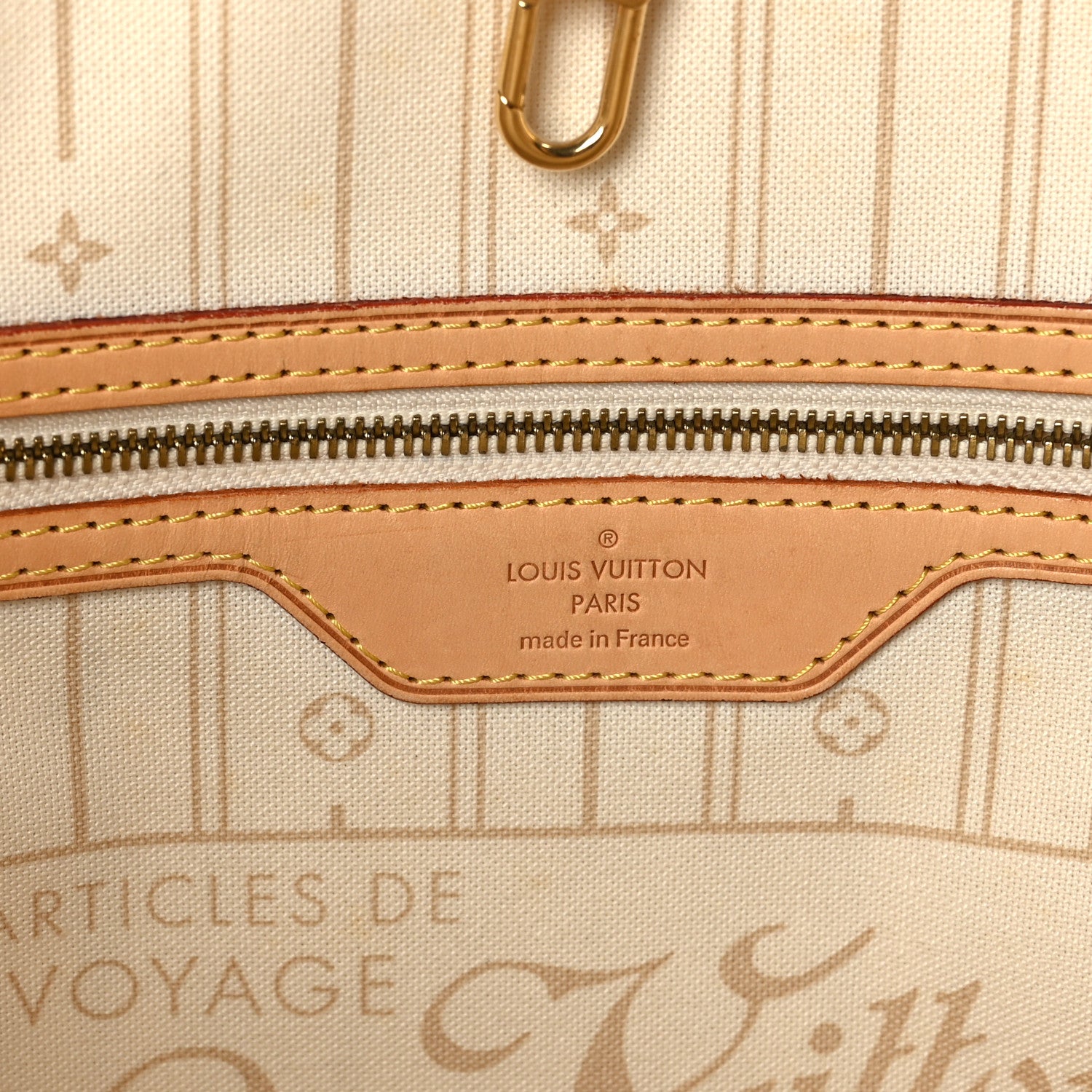 Louis Vuitton Damier Azur Neverfull MM 6 of 12