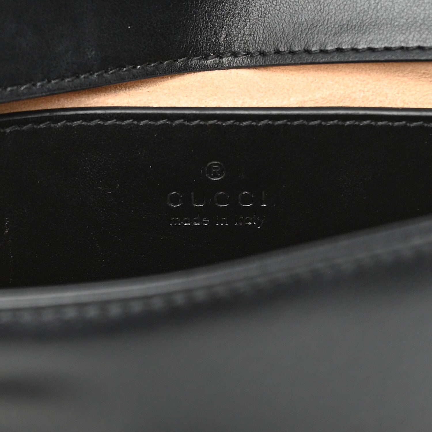 Gucci Calfskin Matelasse Mini GG Marmont Shoulder Bag Black 6 of 16