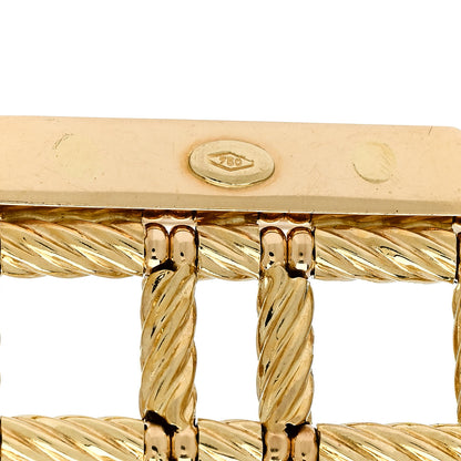 David Yurman 18K Yellow Gold Woven Link Bracelet 3 of 3