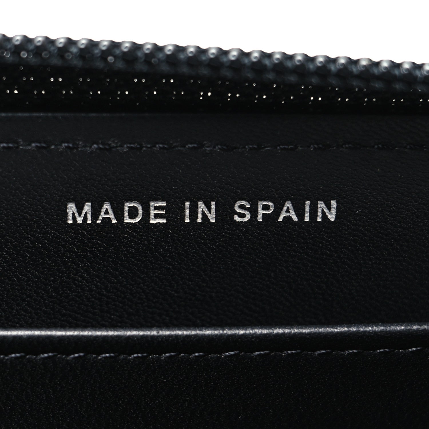 Chanel Lambskin Quilted Boy Zip Around Wallet Black 7 of 11