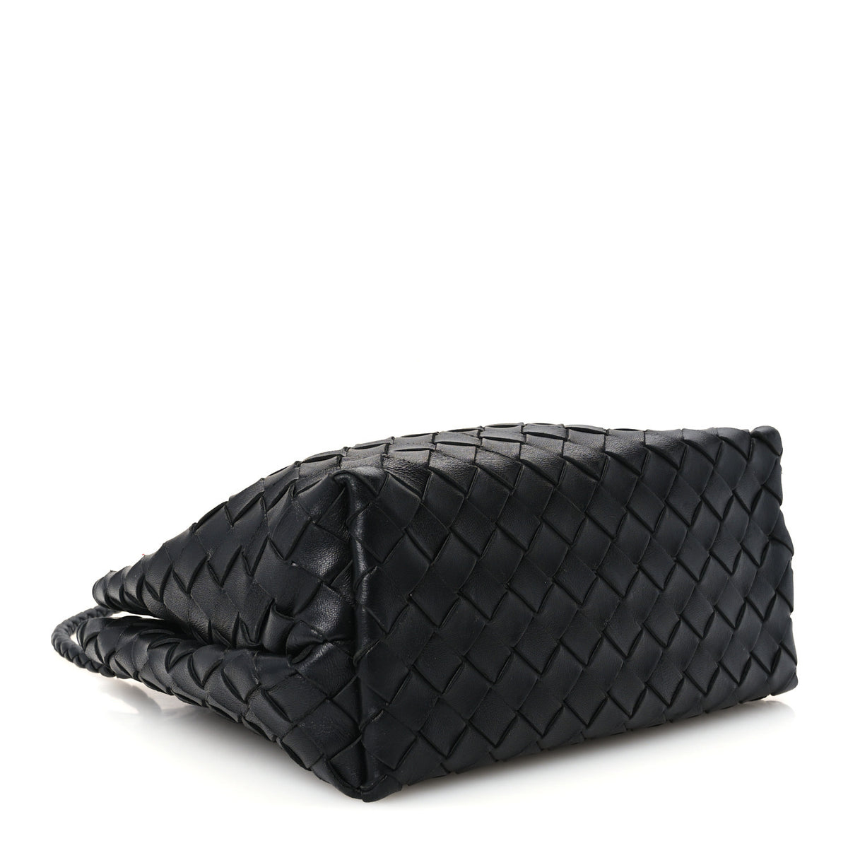 Bottega Veneta Nappa Intrecciato Small Andiamo Shoulder Bag Black 4 of 10