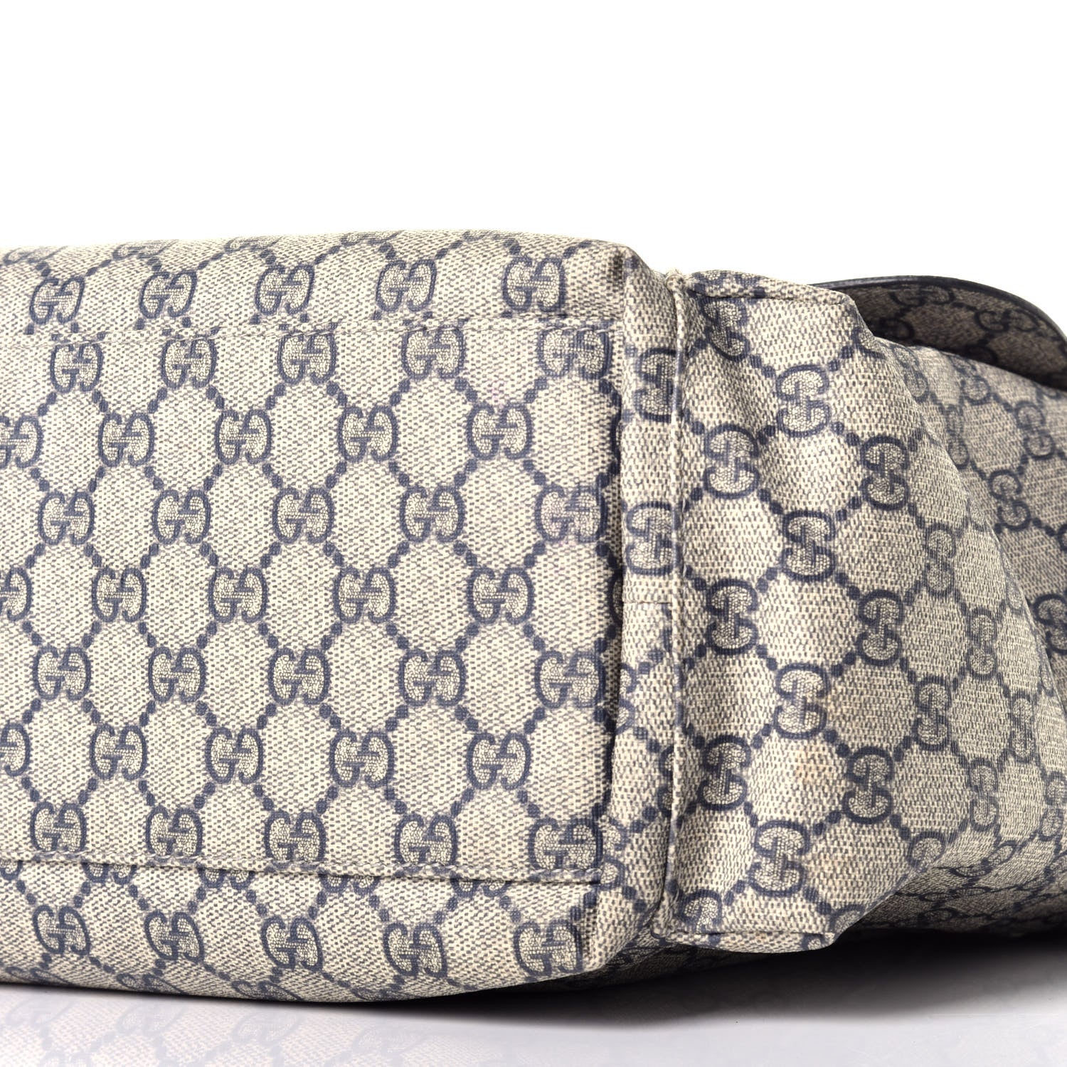 Gucci GG Plus Monogram Messenger Diaper Bag Navy 9 of 12