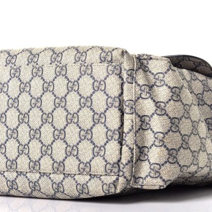 Gucci GG Plus Monogram Messenger Diaper Bag Navy 9 of 12