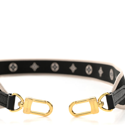 Louis Vuitton Jacquard Diane Shoulder Strap Black Ivory 4 of 4