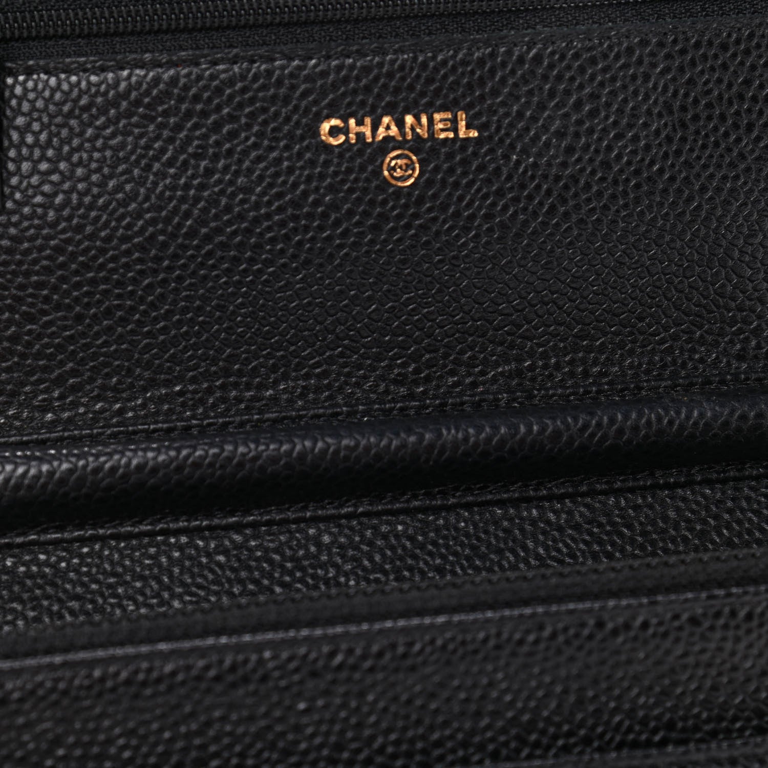 Chanel Caviar Quilted Wallet On Chain WOC Black 5 of 6