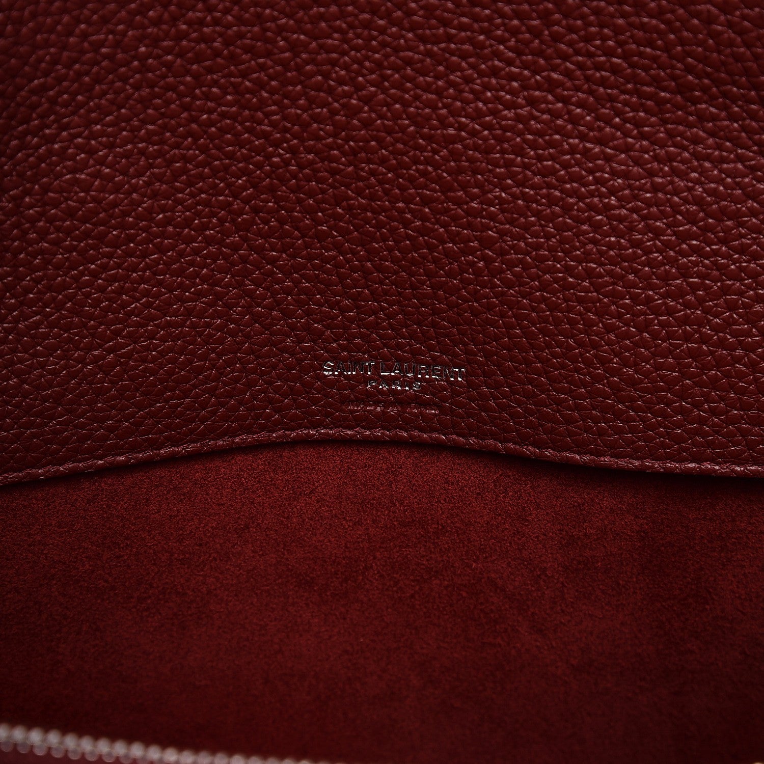 Saint Laurent Grained Calfskin Small Supple Sac De Jour Dark Pallisandre 8 of 11
