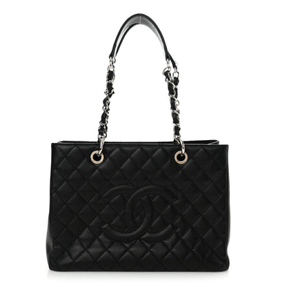 Chanel Caviar Quilted Grand Shopping Tote GST Black 1 of 11