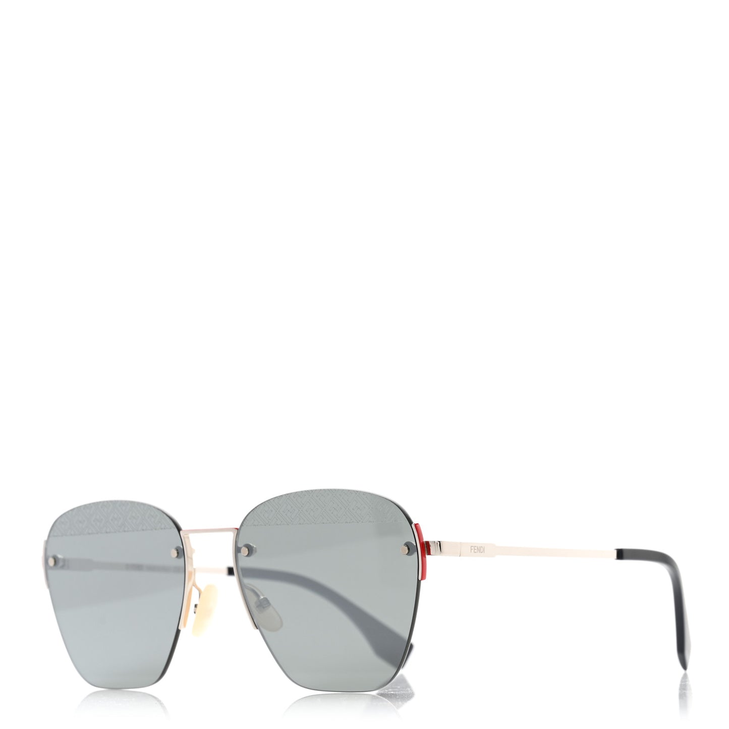 Metal Mirrored Sunglasses FF M0057/S Silver