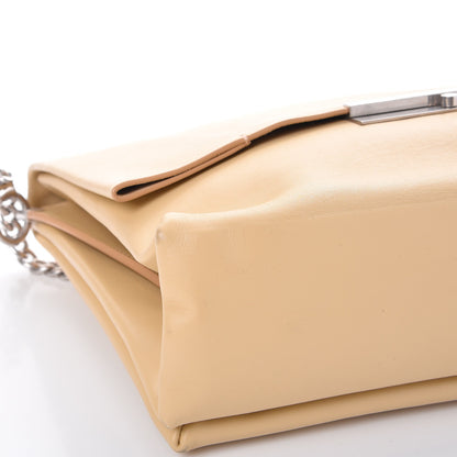 Celine Smooth Calfskin Blade Chain Flap Vanilla 9 of 13