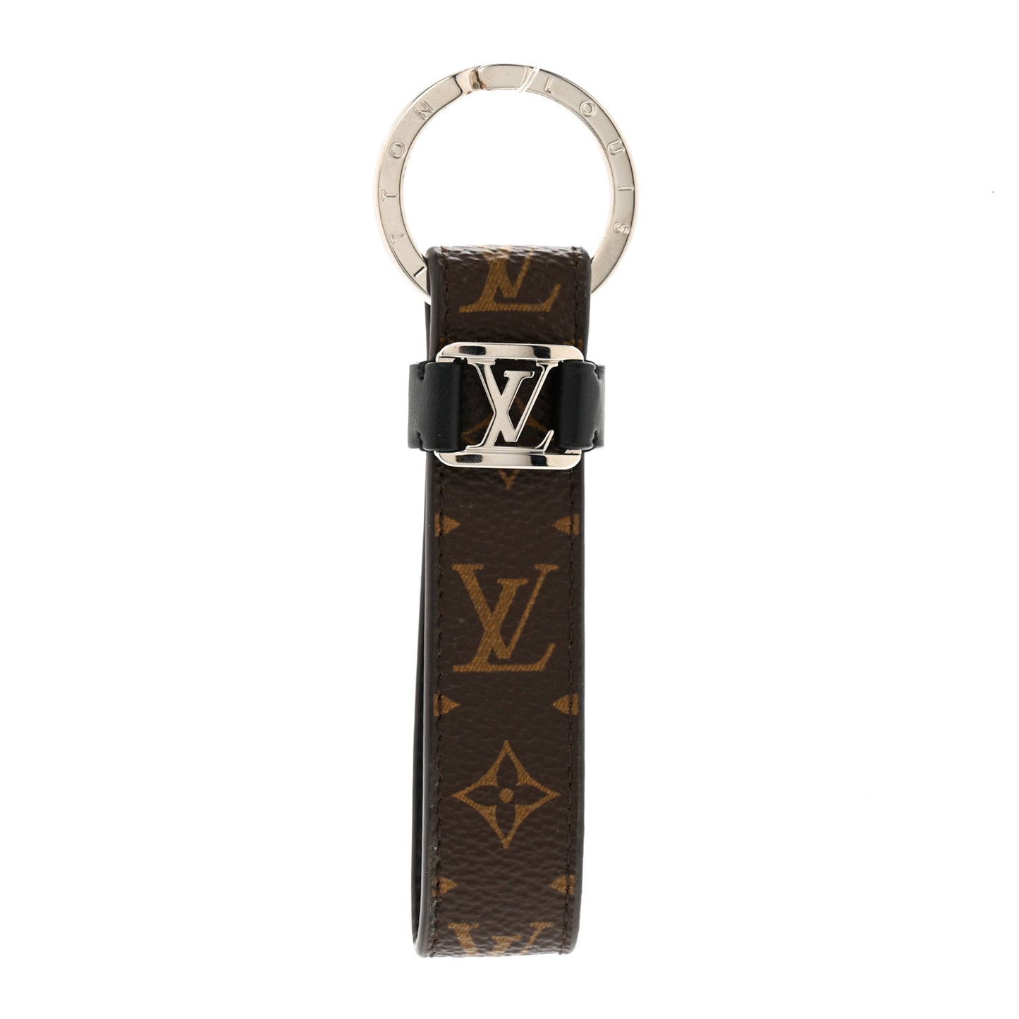 Monogram LV Dragonne Bag Charm Key Holder
