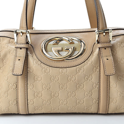 Gucci Guccissima Small Britt Boston Beige 8 of 19