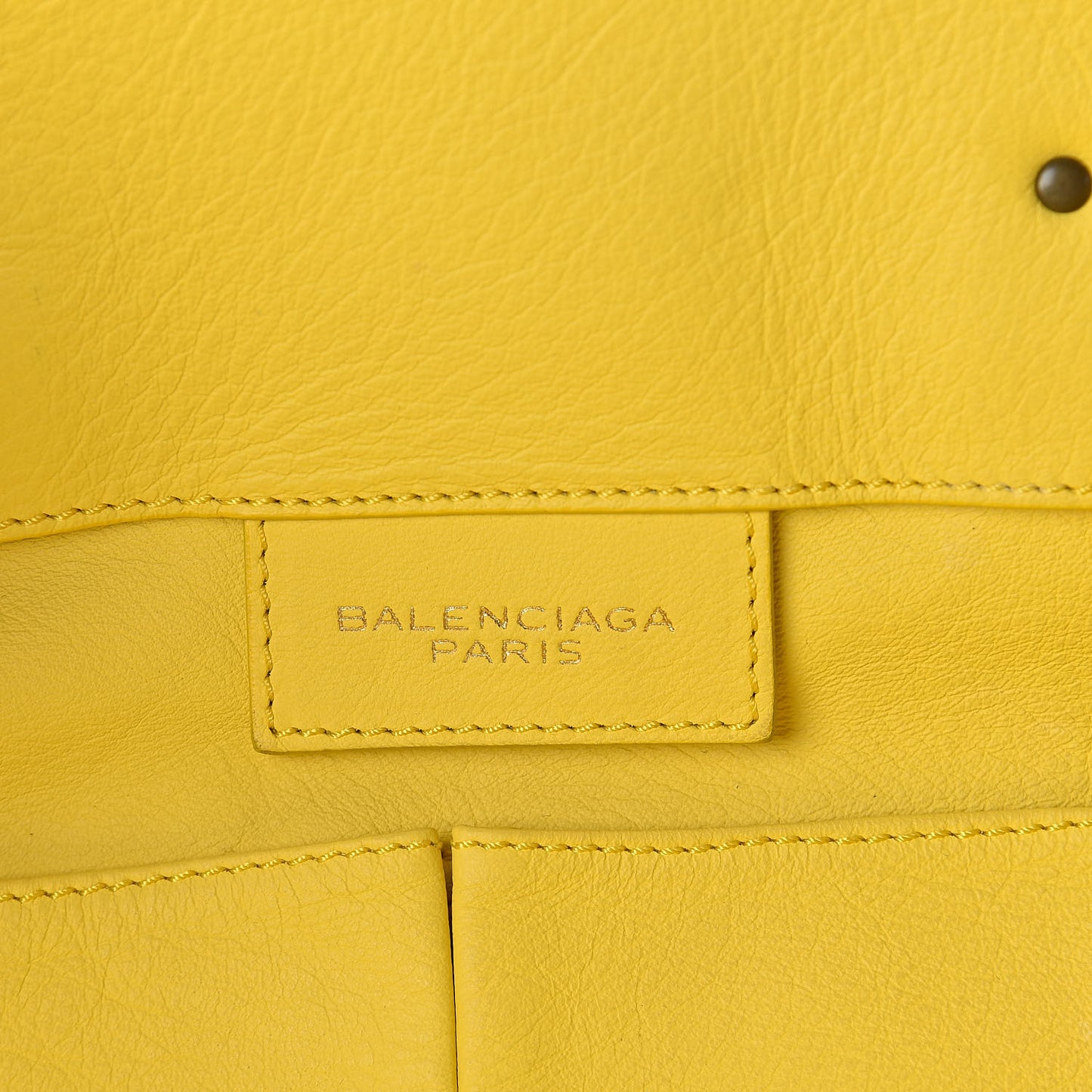 Veau Papier A4 Tote Yellow
