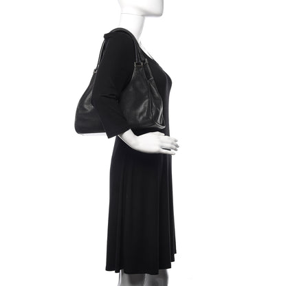 Gucci Perforated Calfskin Jackie O Hobo Black 2 of 13