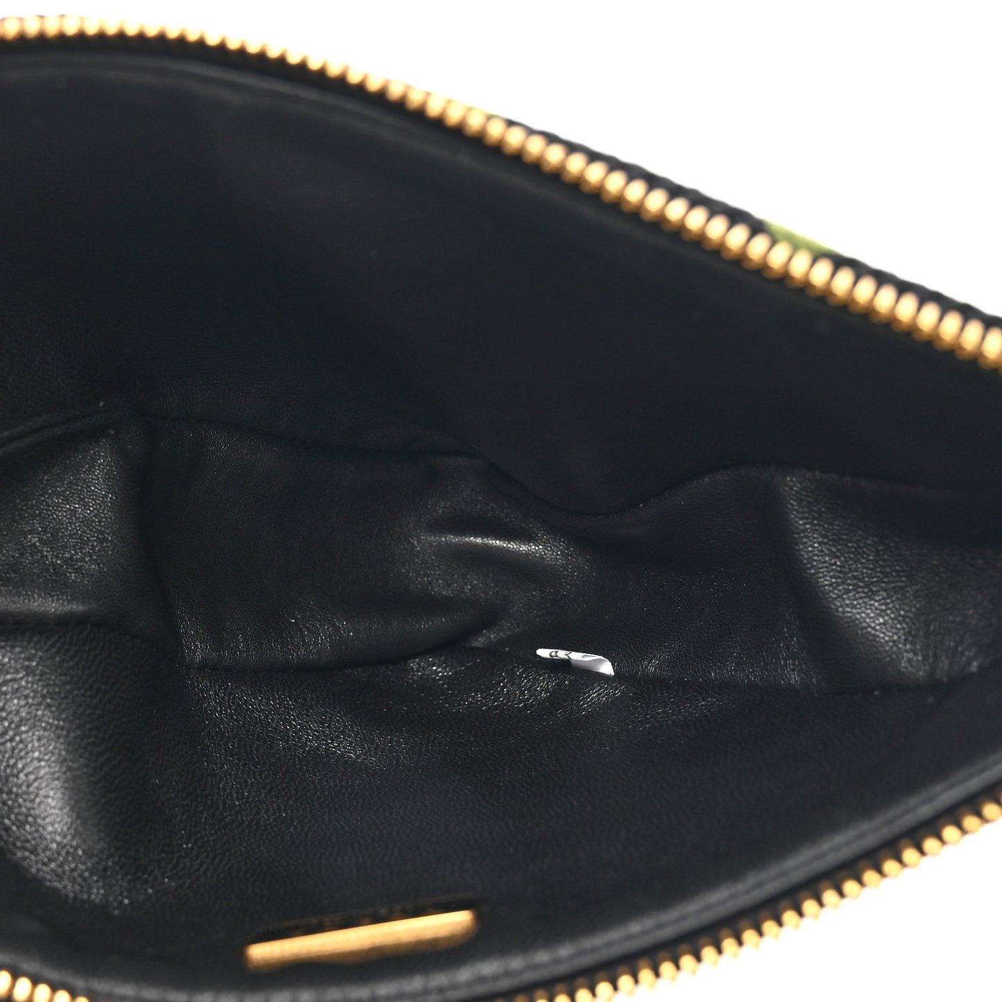 Jacquard Calfskin Triangolo Symbole Embroidered Mini Triangle Double Bag Black Edera