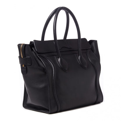 Celine Smooth Calfskin Mini Luggage Black 2 of 7