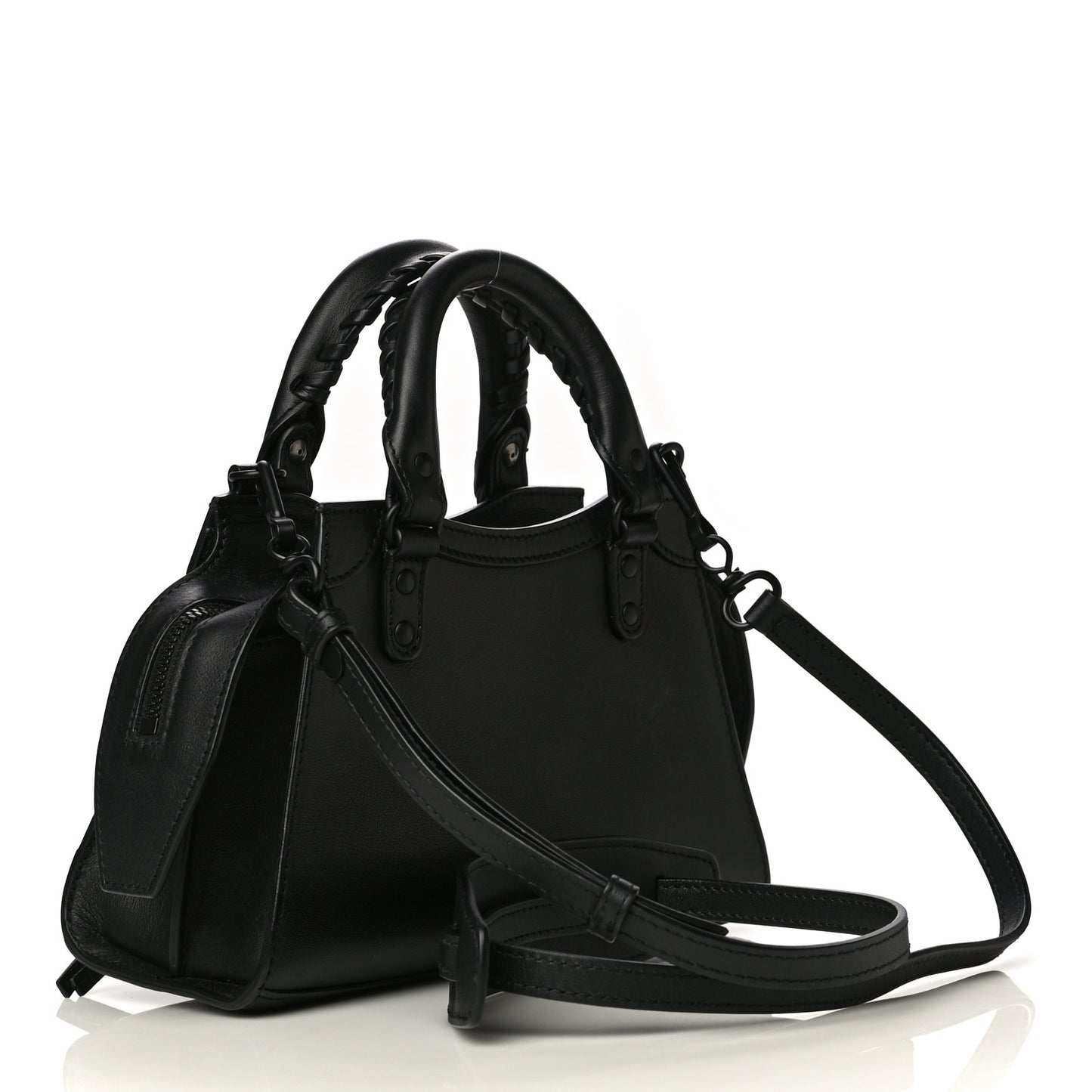 Smooth Calfskin Neo Classic Black Hardware Mini City Black