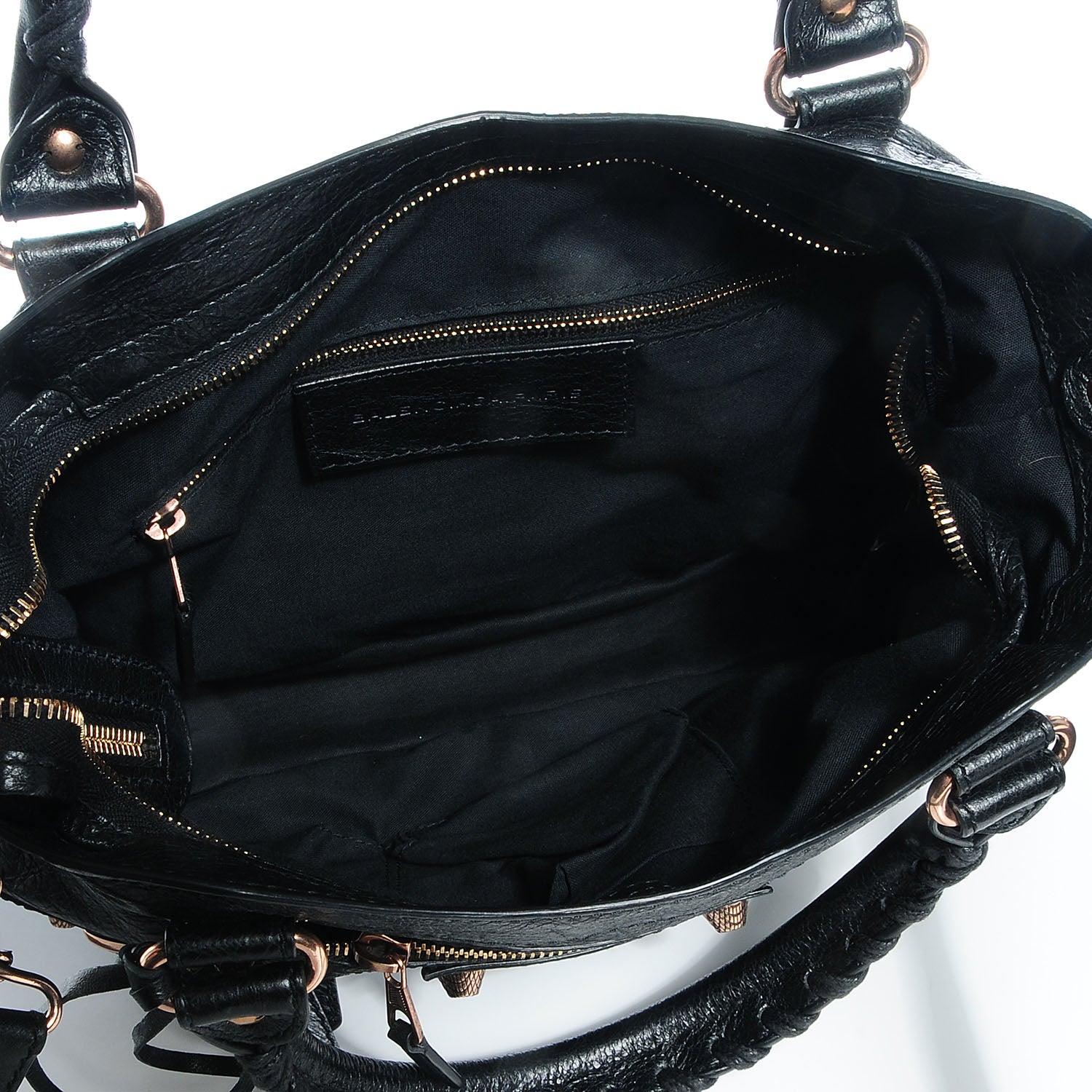 Balenciaga Agneau Giant 12 Rose Gold Hardware Town Black 7 of 12