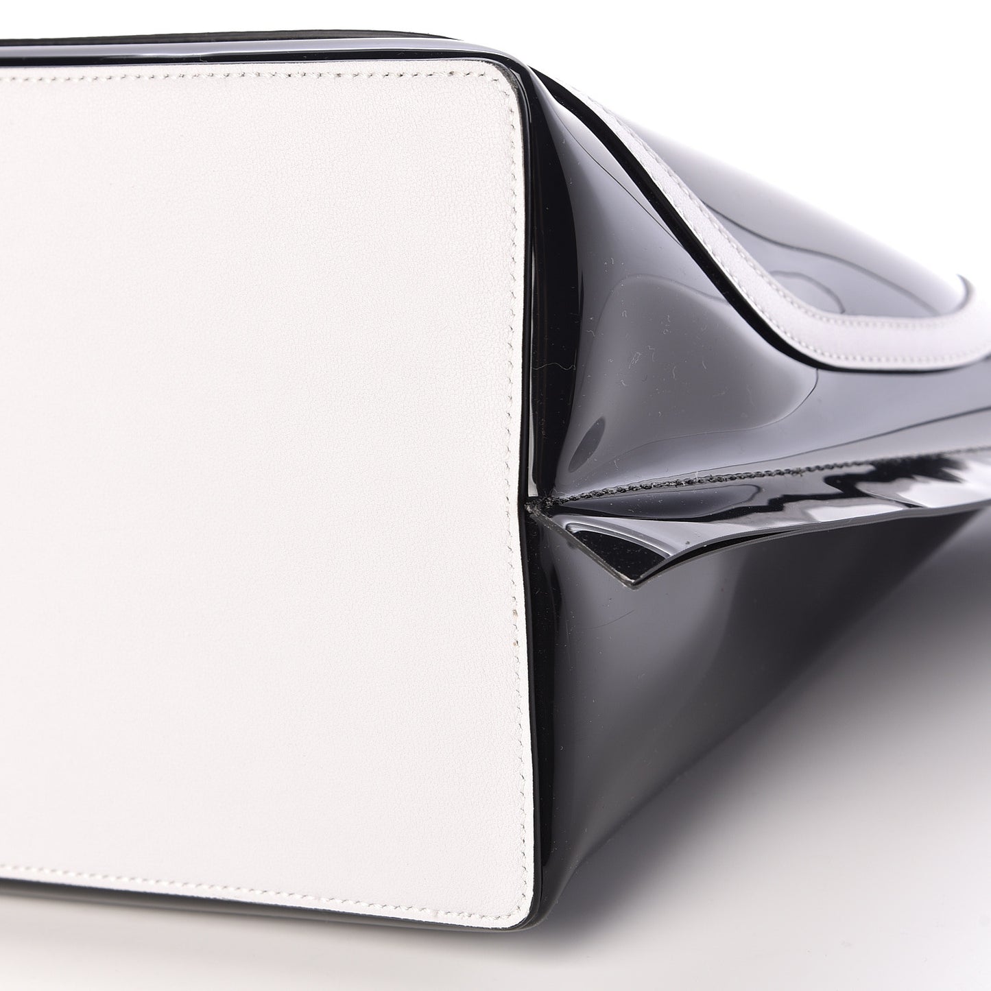 Patent Escape Tote Black White
