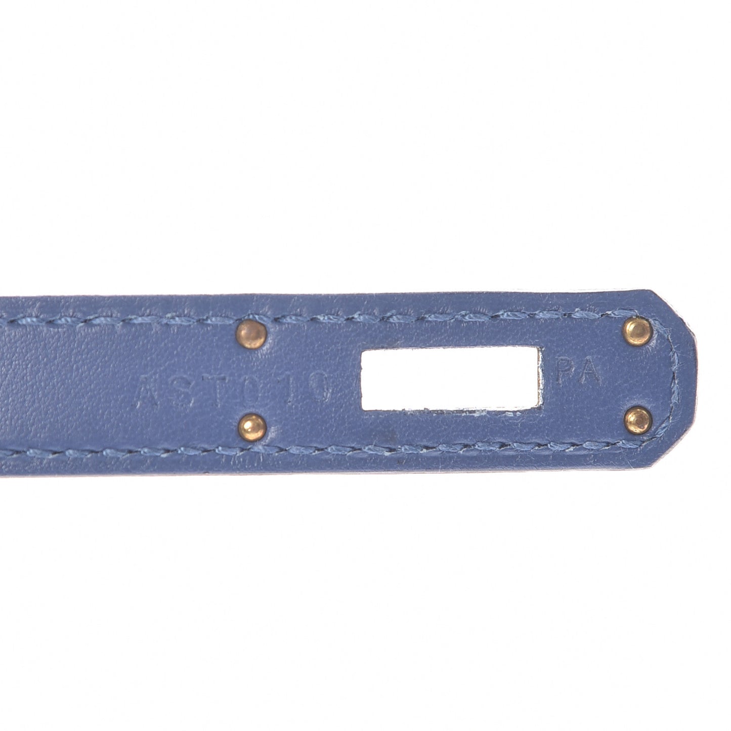 Swift Kelly Cut Clutch Pochette Bleu Agate