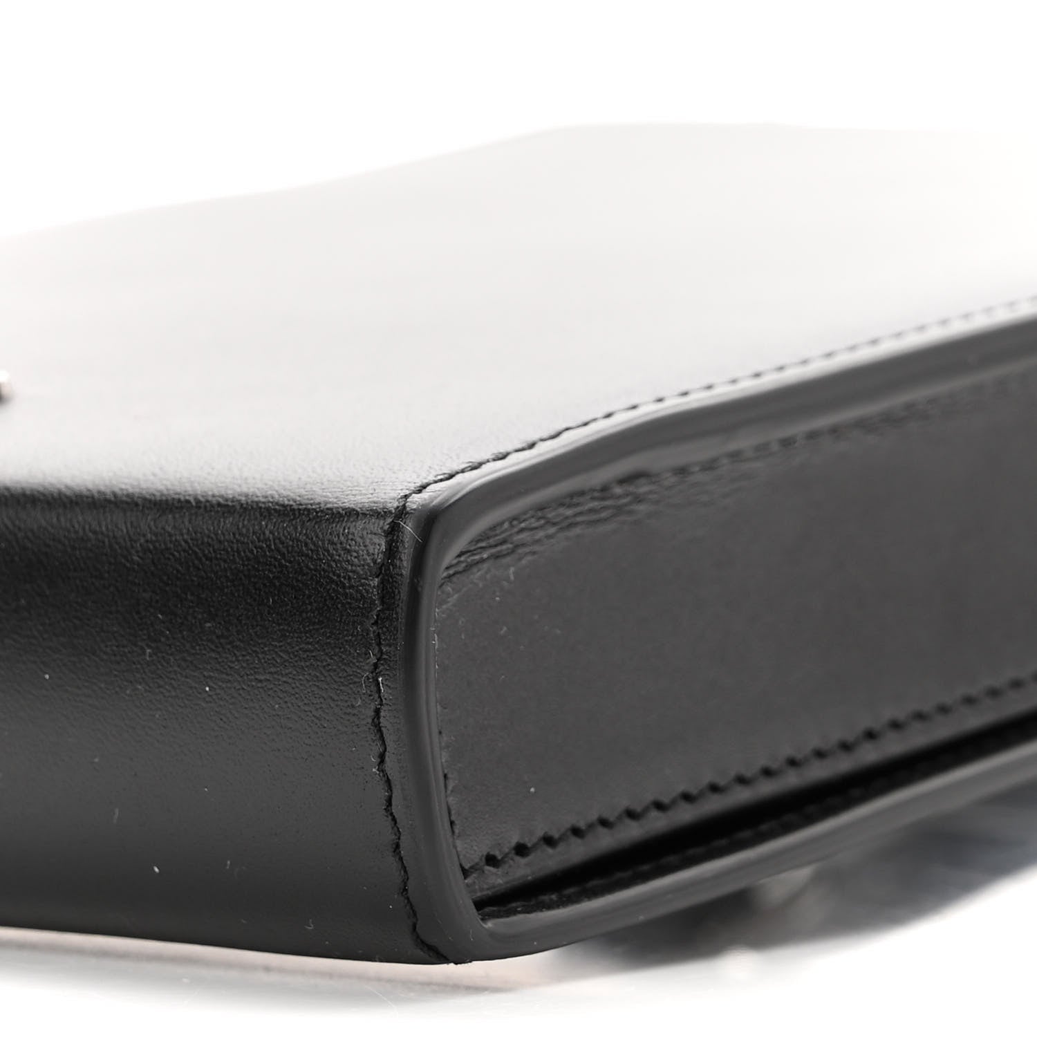 Christian Dior Lambskin Vertical Wallet On Strap Black 9 of 10
