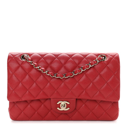 Chanel Caviar Quilted Medium Double Flap Red 1 of 9