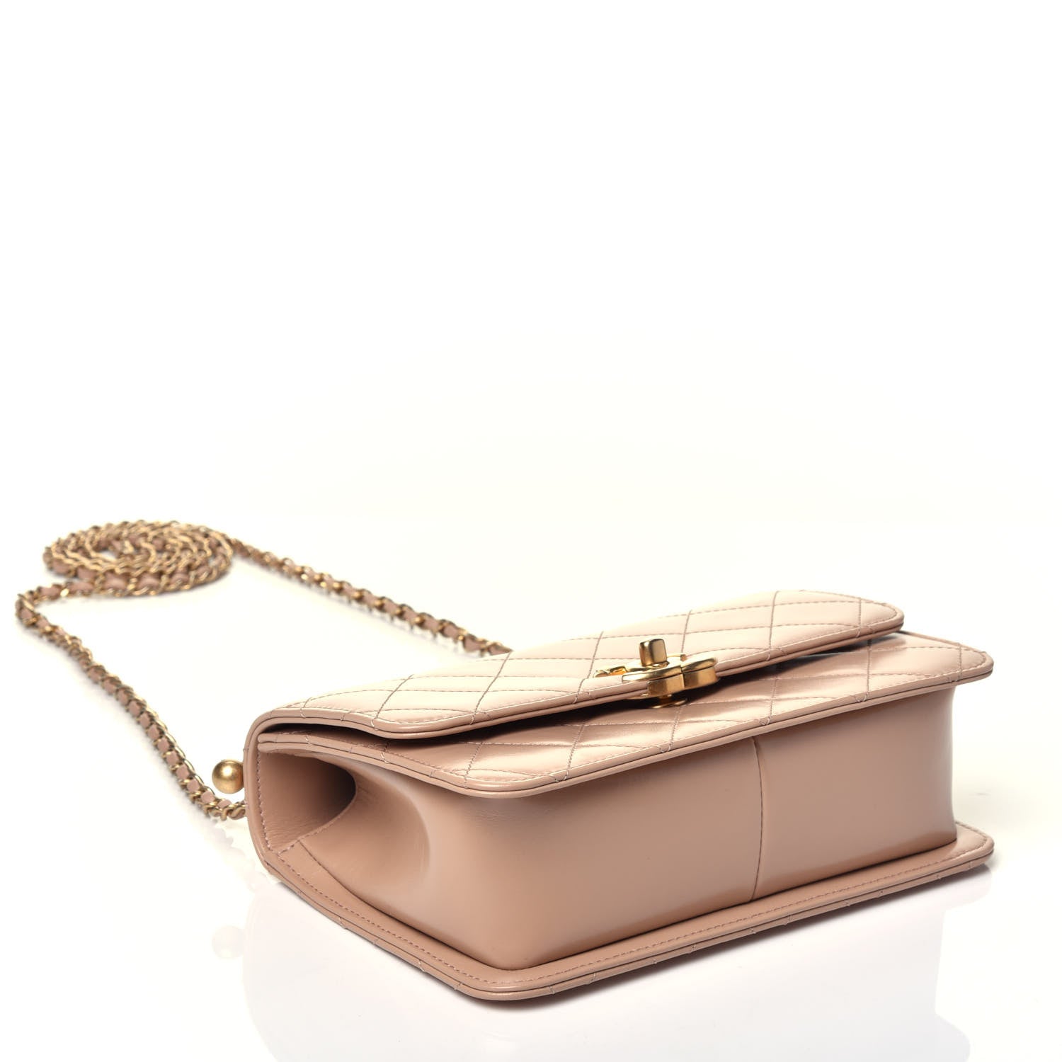 Chanel Calfskin Quilted Perfect Fit Flap Beige 4 of 8