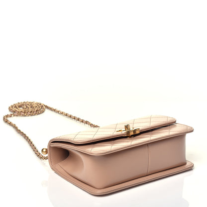 Chanel Calfskin Quilted Perfect Fit Flap Beige 4 of 8
