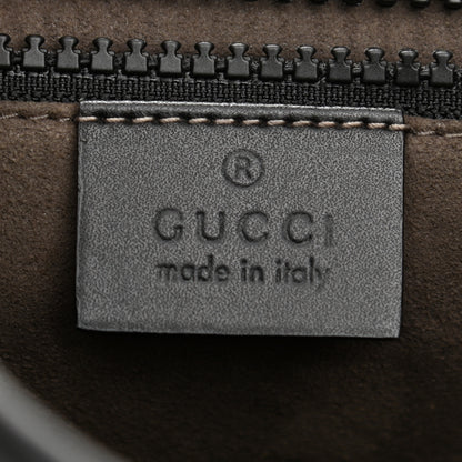 Gucci GG Supreme Monogram Single Buckle Flap Messenger Bag Beige Black 5 of 13