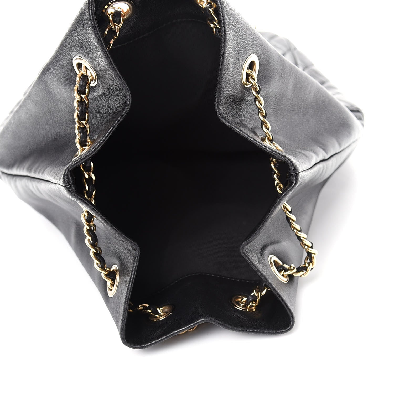 Chanel Lambskin Quilted Large In Seoul Backpack Navy 4 of 9