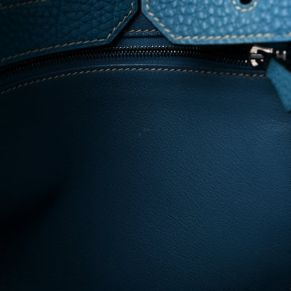 Hermes Togo Birkin 35 Blue Jean 13 of 18