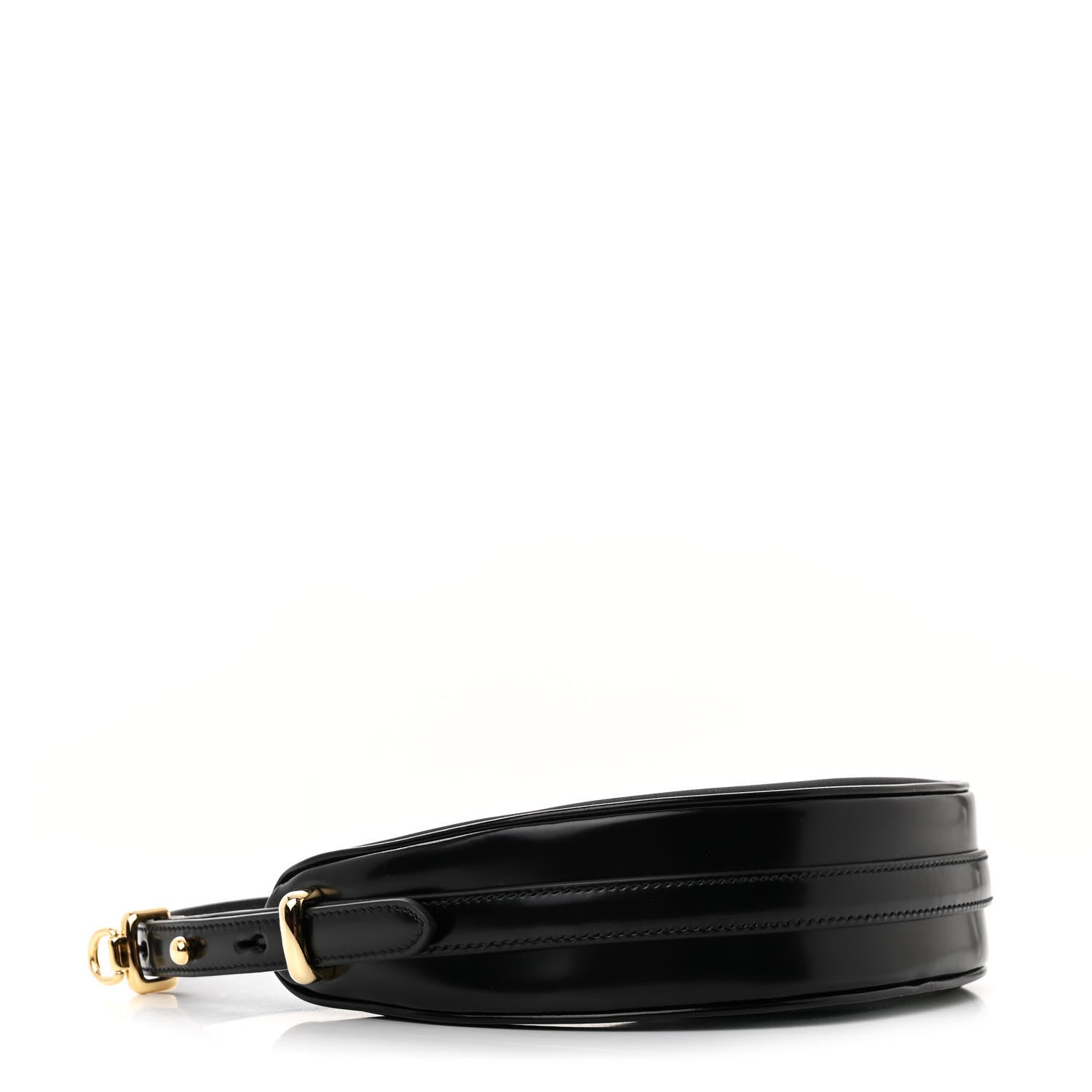 Prada Re-Nylon Spazzolato Mini Arque Shoulder Bag Black 4 of 11