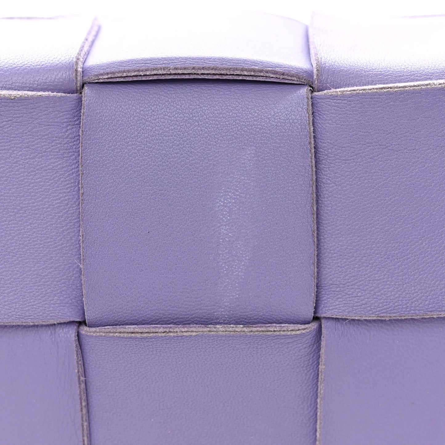 Lambskin Intreccio Cassette Crossbody Bag Wisteria