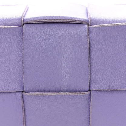 Bottega Veneta Lambskin Intreccio Cassette Crossbody Bag Wisteria 11 of 11