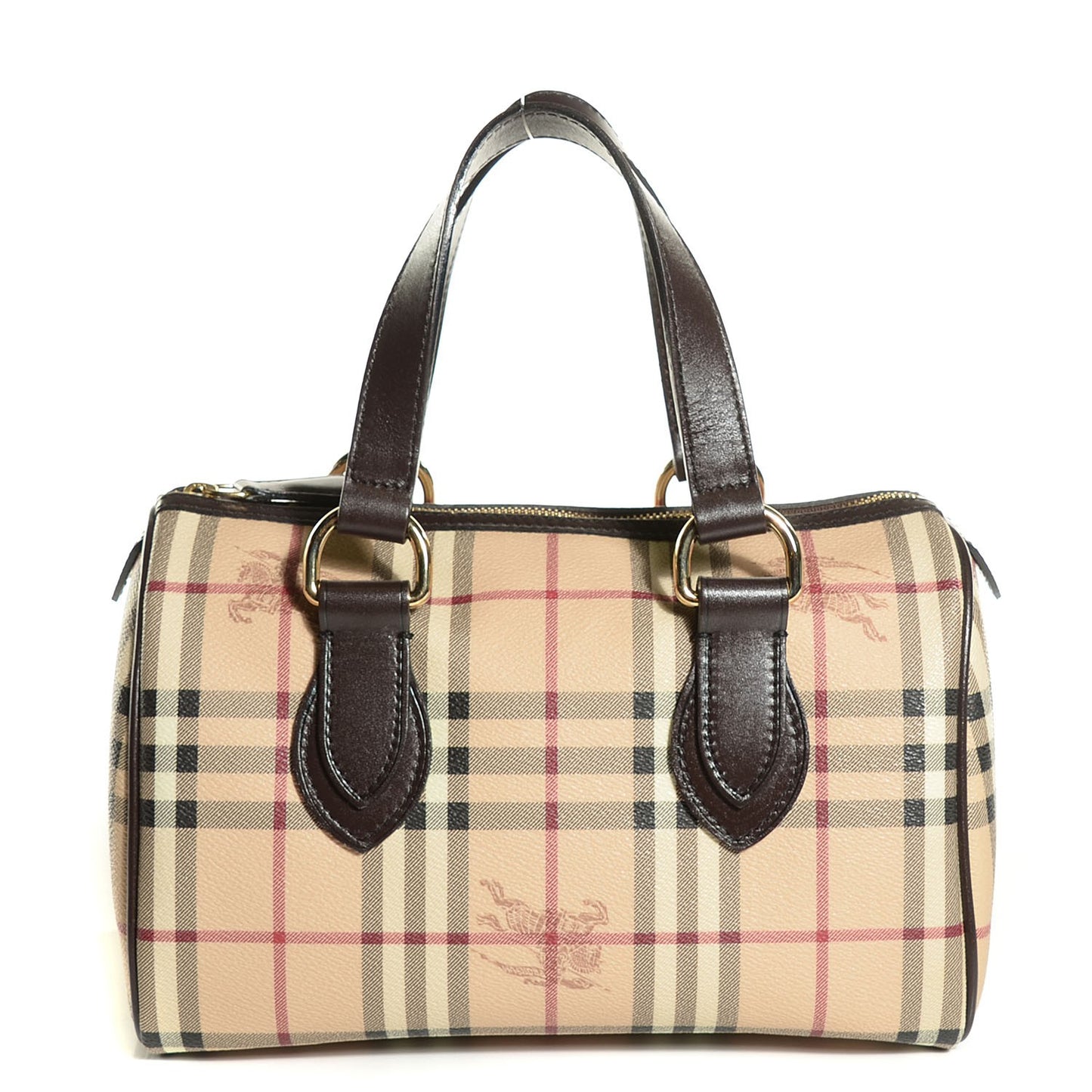 Haymarket Check Small Chester Bowling Bag Chocolate