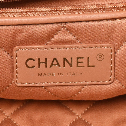 Chanel Shiny Calfskin Quilted Small Chanel 22 Beige 7 of 11