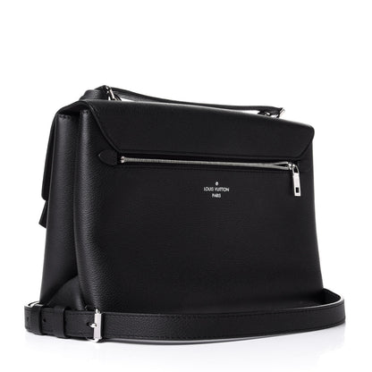 Louis Vuitton Soft Calfskin My Lockme Top Handle Vanille Black 2 of 4