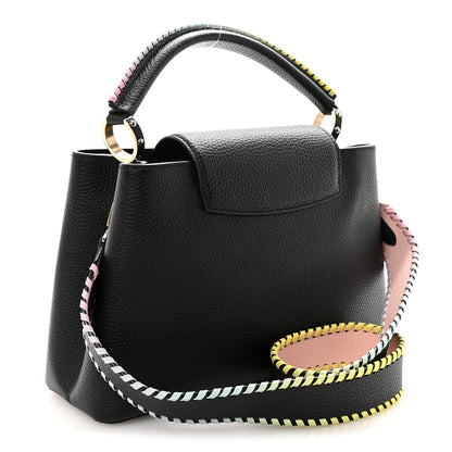 Louis Vuitton Taurillon Capucines PM Rainbow Black 3 of 9