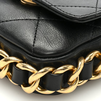 Chanel Calfskin Quilted Mini Framing Chain Bag Black 10 of 10