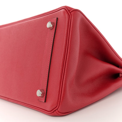 Hermes Epsom Birkin 30 Rouge Casaque 9 of 13