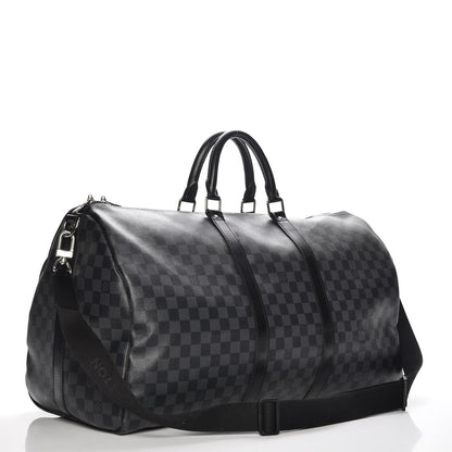 Louis Vuitton Damier Graphite Keepall Bandouliere 55 4 of 8