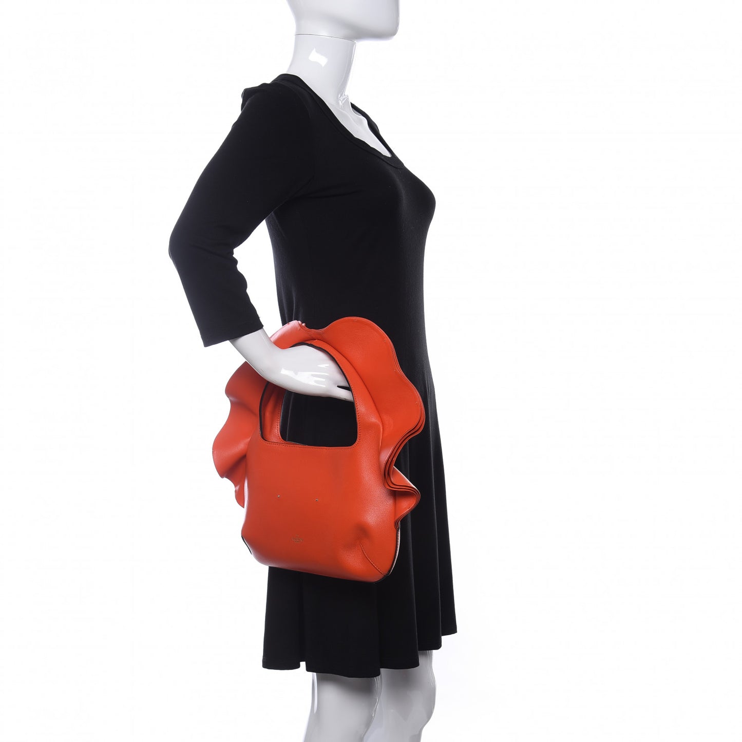 Nappa Atelier 04 Rouches Edition Small Ruffle Hobo Goldfish
